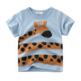 Dinosaur Cartoon Print Kids Boys Girls T-Shirt