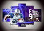 Emmitt Smith Dallas Cowboys Wall Art Canvas Print Decor