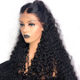 Lace Front Human Hair Wigs For Women Remy Brazilian Deep Wave Wig Bleached Knots Plucked With Baby Hair slove rosa