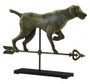 Verde and Rust with Black Stand 17.5in. Dog On Stand - Style: 7314136