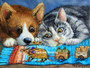 HUACAN DIY Diamond Embroidery 5D Animal Full Square Diamond Painting Dog Mosaic New Arrival Handmade Home Decoration