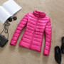 Winter Women Ultralight Thin Down Jacket 90% White Duck Down Hooded Jackets Long Sleeve Warm Coat Parka Female Portable Outwear