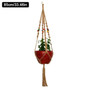 1pc Large-sized  Plant Hanger Basket  Handmade Rope Pots Holder Fine Hemp Rope Net Flower Pot Plant Lanyard