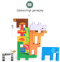 JOH Wooden Animal Building Blocks Color For Kids
