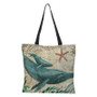 Sea Turtle Turquoise Tote Bag