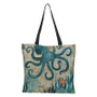 Sea Turtle Turquoise Tote Bag
