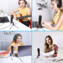 MAONO USB Microphone Podcast Condenser Microphone 192kHz/24bit Professional Microphone With Tripod Stand for Computer Youtube