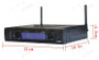 Freeboss M-2280  50M Distance 2 Channel Headset Mic System UHF Wireless Microphones