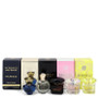 Bright Crystal by Versace Gift Set -- Miniature Collection Includes Versace Yellow Diamond Bright Crystal Crystal Noir Eros and Pour Femme Dylan Blue all .17 oz sizes. (Women)