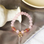 20 PCS/LOT MiFaViPa Handmade Natural Stone Star Shaped Pink Buddha Beads Bracelet Pink Zebra Stone Lotus Charm Bracelet for Women Yoga Jewelry Gifts