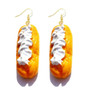 Earring For Women Resin Drop Custom Made Cute Girls Eardrop Funny Bread Baguette Pie Cookies Gift Handmade