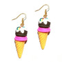 Earring For Women Resin Drop Custom Made Handmade Cute Girls Gift Eardrop Eardrop Popcorn Chocolate Fries Ice Cream