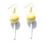 Earring For Women Resin Lollipop Drop Earrings Children Jewelry Custom Made Handmade Cute Girls Cotton Candy Gift