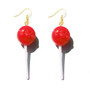 Earring For Women Resin Lollipop Drop Earrings Children Jewelry Custom Made Handmade Cute Girls Cotton Candy Gift