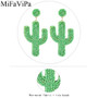 European And American Style New Creative Cactus Handmade Rice Beads Earrings Bohemian Ethnic Style Jewelry Earrings