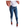 Women High Waist Jeans Stretch Print Leggings Skinny Slim Fitness Pants Trousers Fashion Jeans Moms Vintage