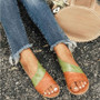 Summer casual shoes ladies open toe low heel sandals