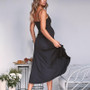 Maternity Sexy Backless Ruffle Sling Strap Dress