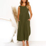 Maternity Plain Loose Jumpsuit