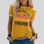 Chic Letter Printed Short-Sleeve Tee