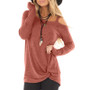 Sexy long sleeve one-shoulder T-shirt