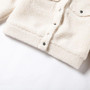 Thicker White Short Teddy Faux Fur Cropped Jacket Winter Coats