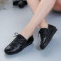 Plain Flat PU Casual Flat & Loafers