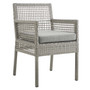 Aura Outdoor Patio Wicker Rattan Dining Armchair