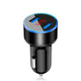 3.1A 5V Dual USB Car Charger With LED Display