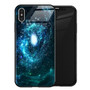 Luxury Space Cover Case for iPhone X XS MAX XR XS Glass Silicone Phone Case for iPhone 6 7 8 Plus