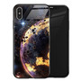 Luxury Space Cover Case for iPhone X XS MAX XR XS Glass Silicone Phone Case for iPhone 6 7 8 Plus