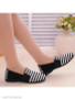 Striped Flat Round Toe Basic Flat & Loafers