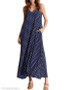 Spaghetti Strap Printed Maxi Dress