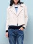 Notch Lapel Plain Coat