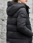 Hooded Single Breasted Plain Coat