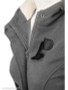 Hooded Patch Pocket Plain Woolen Coat