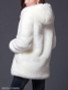 Hooded Faux Fur Solid Pocket Coat
