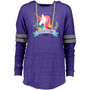 Unicorn Born Rare Ladies Hooded Pullover