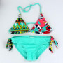 NEW CUTE BEACHWEAR GIRLS TWO PIECES BIKINI SWIMSUIT