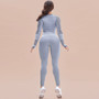 Yoga Set Women Seamless Leggings Yoga Crop Top Workout Pants Gym Set High Waist Legging Sport Clothing Fitness Suit Sportwear