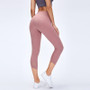 NWT 2020 Women Running Capris Yoga High Waist Skinny 4 Way Stretch Capris Fitness Leggings Sexy Net Yarn Cpairs