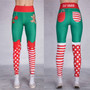 Sexy Yoga Pants Christmas 3D Santa Claus Printed Leggings High Waist Sports Leggings Fitness Women's Sports Tights