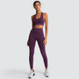 Seamless Gym Set Nylon Woman Sportswear 2 Piece Exercise Leggings Padded Sports Bras Women Fitness Wear Yoga Sets Sports Suits L