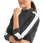 Women's Athleisure Essential Athletic Stripe Mockneck Jacket