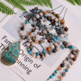 Jasper, Onyx & Pyrite Bead Handmade Necklace