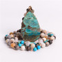 Jasper, Onyx & Pyrite Bead Handmade Necklace