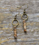 Vintage Natural Stone Dangle Earrings