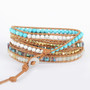 Turquoise Wrap Leather Bracelet