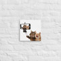 Funny Cats Selfie Canvas