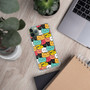 Colorful Cat Pattern iPhone Case